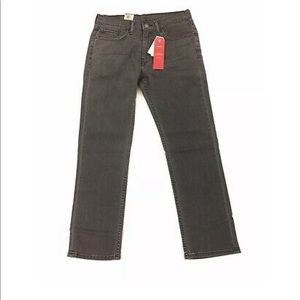 Levi's 514 Straight Jean  Stretch Black Gray